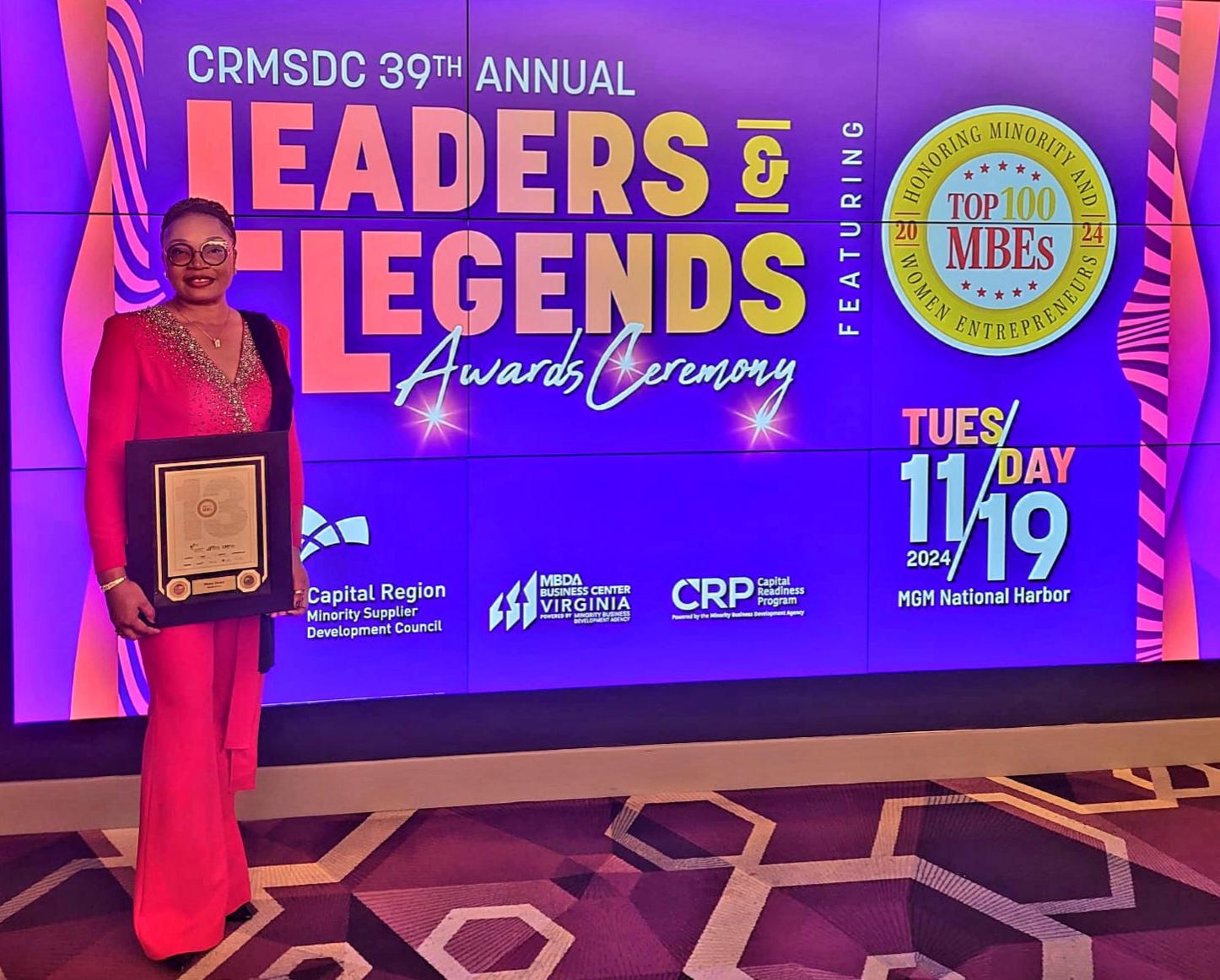 Conference presentation moment